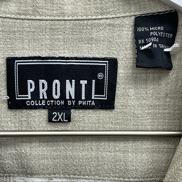 PRONTI Collection by Phita Tan Button‎ Down - Picture 2 of 3